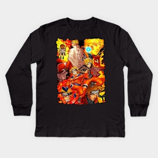 NARUTO UZUMAKI MERCH VTG Kids Long Sleeve T-Shirt